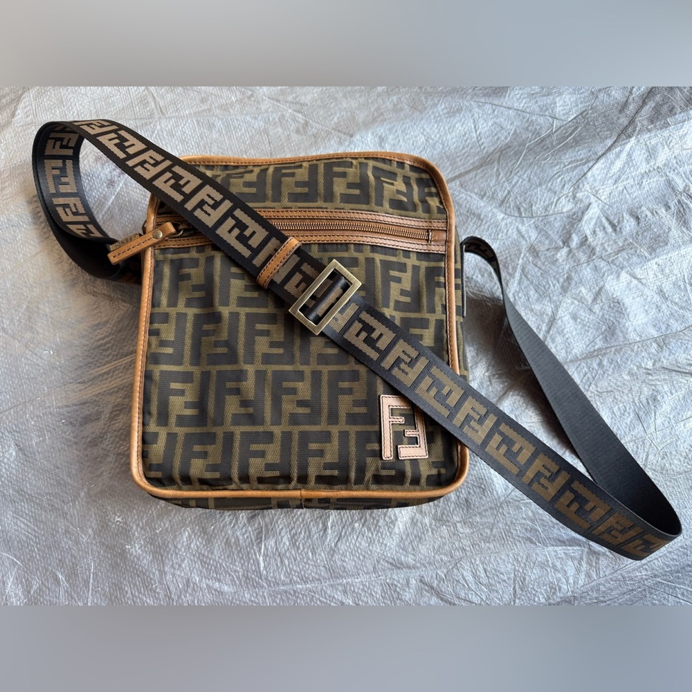 Fendi Unisex Zucca Messenger Bag